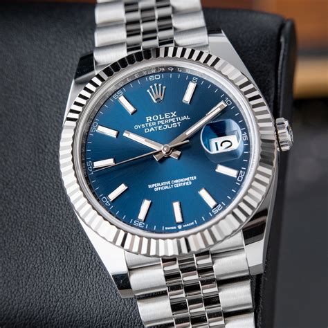 rolex datejust jubilee bracelet blue dial|Rolex Datejust with jubilee bracelet.